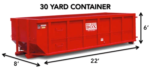 30 yard container